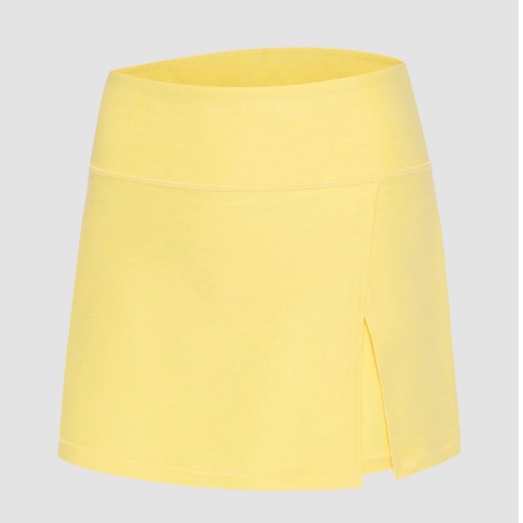 Sale! Savage X Fenty Yellow Women's Skort - Picture 3 of 5